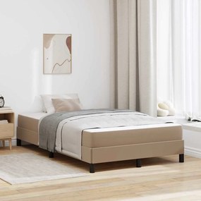 vidaXL Κρεβάτι Άλλο Καπουτσίνο 120 x 200 cm Τεχνητό δέρμα