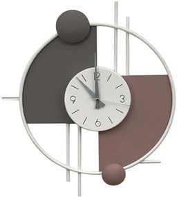 Ρολόι Τοίχου Miskin 279ENZ2722 55x65cm Multi Wallity Μέταλλο