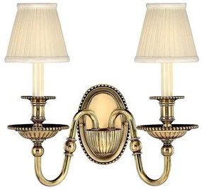 Απλίκα Φωτιστικό Τοίχου 2xE14 Ορείχαλκος Cambridge HK-CAMBRIDGE2 Elstead Lighting-HK-CAMBRIDGE2-Ορείχαλκος HK-CAMBRIDGE2