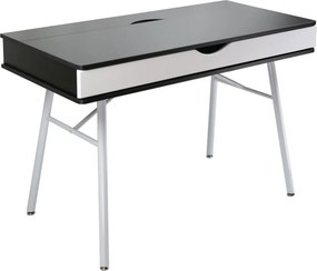 ΓΡΑΦΕΙΟ Η/Υ Μέταλλο Βαφή Άσπρο, Melamine Wenge   1τμχ