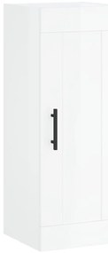 vidaXL Ντουλάπι Τοίχου Γυαλιστερό Λευκό 34,5 x 34 x 90 εκ. Επεξ. Ξύλο