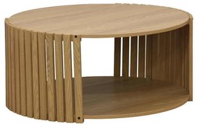 Τραπέζι σαλονιού Heavenly pakoworld MDF φυσικό Φ83x38εκ