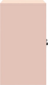 vidaXL Ντουλάπι αποθήκευσης Ροζ 60 x 40 x 70 εκ. Ατσάλι