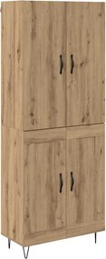 vidaXL Highboard 2 pcs Artisan Oak 69,5 x 34 x 180 εκ.