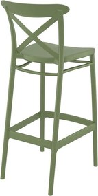 ΣΚΑΜΠΟ ΚΡΟΣ 75εκ. OLIVE GREEN ΠΟΛ/ΝΙΟΥ 45Χ52Χ106εκ.