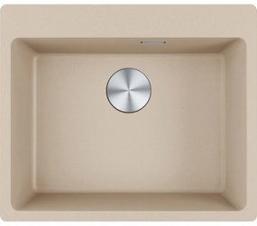 Franke Maris MRG 610-54 Ένθετος Γρανιτένιος Νεροχύτης 59x50cm Beige (Oatmeal) Σετ