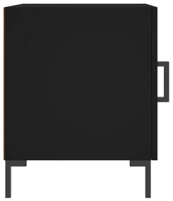 vidaXL Κομοδίνο Μαύρο 40 x 40 x 50 εκ. από Επεξεργασμένο Ξύλο