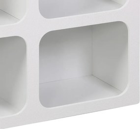 Μπουφές Emersi pakoworld με ράφια mdf σε λευκή απόχρωση 120x35x76εκ