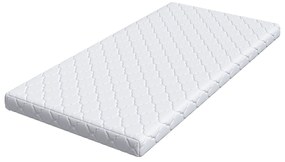 vidaXL Στρώματα Λευκό 200 x 120 εκατοστά 100% ύφασμα πολυεστέρα
