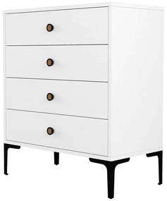 Συρταριέρα Lizbon 845HCT1207 76x40x90,7cm White