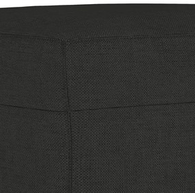 vidaXL Πάγκος Μαύρος 100x35x41 εκ. Υφασμάτινος