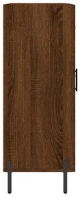 vidaXL Ντουλάπι Καφέ Δρυς 69,5 x 34 x 90 εκ. Επεξεργασμένο Ξύλο