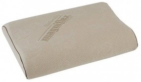 Μαξιλάρι Ύπνου Ανατομικό Cotton Deluxe Wave Blue-Beige Magniflex 42x72 100% Memory Foam