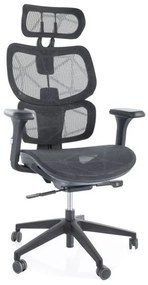 FOTEL OBROTOWY DEVON CZARNY DIOMMI-80-3704