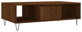 vidaXL Τραπεζάκι Σαλονιού Καφέ Δρυς 104x60x35 εκ. Επεξεργασμένο Ξύλο