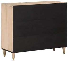 vidaXL Βοηθητικό Ντουλάπι 90 x 33 x 75 εκ. από Μασίφ Ξύλο Μάνγκο