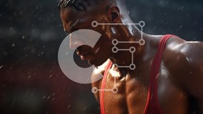 Intra Συλλεκτικό Ξύλινο Παζλ Plywood 4mm - Αθλητής που προετοιμάζεται για τον αγώνα στη βροχή Σε Ξύλινο Κουτί - Διαστάσεις Puzzle: 10x10 cm – 25 κομμάτια