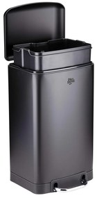 Κάδος Απορριμάτων 20lt Soft Close Μαύρο DIRT DEVIL