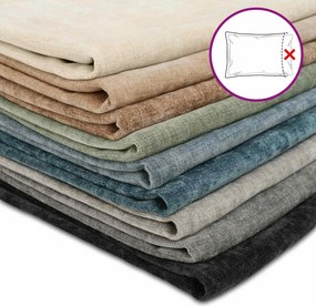 vidaXL Κάλυμμα Μαξιλαριού 2 τμχ. HEERLEN Μπλε Ø 60 cm Ύφασμα Chenille