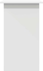 vidaXL Γραφείο Λευκό 80 x 45 x 74 εκ. από Επεξ. Ξύλο