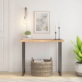 vidaXL Επιφάνεια Τραπεζιού Ορθογώνια 100x40x2,5 εκ. Μασίφ Ξύλο Ακακίας
