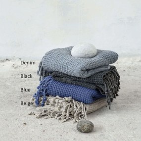 Πετσέτα Θαλάσσης - Παρεό Character Blue Nima Θαλάσσης 95χ175cm 100% Βαμβάκι
