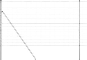 vidaXL Στύλος Περιφράξεων Γαλβανισμένο 25 x 1,4 μ Ατσάλι