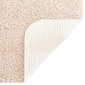 vidaXL Αντιολισθητικό Σαγκί Χαλάκι Κρεμ 200 x 200 cm PP