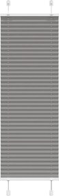 vidaXL Πλισέ περσίδα Ανθρακί 50x150 cm Πλάτος υφάσματος 49,4 cm