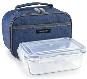 Τσάντα Γεύματος με Αξεσουάρ Ibili 753401a Μπλε πολυεστέρας Βοροπυριτικό γυαλί 21 x 13 x 14 cm