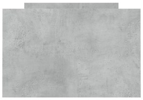Πλαίσιο Κρεβατιού με Κεφαλάρι/Ποδαρικό Γκρι Σκυροδεμ. 75x190εκ - Γκρι
