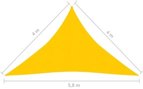 ΠΑΝΙ ΣΚΙΑΣΗΣ ΚΙΤΡΙΝΟ 4 X 4 X 5,8 Μ. 160 ΓΡ./Μ² ΑΠΟ HDPE 311589