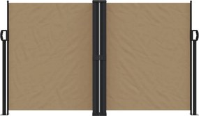 vidaXL Σκίαστρο Πλαϊνό Συρόμενο Taupe 140 x 1000 εκ.