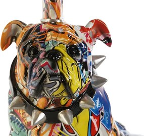 Διακοσμητική Φιγούρα Home ESPRIT Πολύχρωμο Σκύλος 17 x 25 x 27 cm