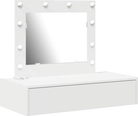 vidaXL Τραπέζι περιποίησης Λευκό 83 x 40 x 70 εκ Επεξεργασμένο Ξύλο