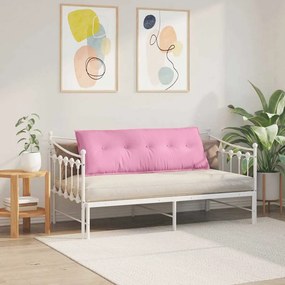vidaXL Μαξιλάρι Πλάτης Ροζ 140 x 19 x 50 εκ ύφασμα