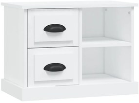 vidaXL Κομοδίνο Λευκό 60 x 35,5 x 45 εκ.