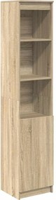 vidaXL Ντουλάπι Sonoma δρυς 37,5x35x180 εκ. Επεξεργασμένο Ξύλο
