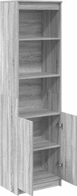 vidaXL Ντουλάπι Γκρι Sonoma 50x35x180 εκ. από Επεξεργασμένο Ξύλο