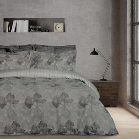 Σεντόνια Casual 5421 Με Λάστιχο (Σετ 3τμχ) Grey Das Home Μονό 120x235cm Βαμβάκι-Πολυέστερ