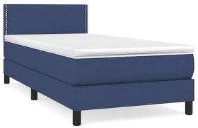 ΚΡΕΒΑΤΙ BOXSPRING ΜΕ ΣΤΡΩΜΑ ΜΠΛΕ 80X200 ΕΚ. ΥΦΑΣΜΑΤΙΝΟ 3139935