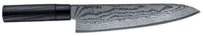 Μαχαίρι Chef Shippu Black FD-1596 27cm Από Δαμασκηνό Ατσάλι Silver-Black Tojiro Steel,Wood