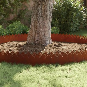 vidaXL Περιγράμματα γκαζόν 30 pcs 103 x 0,05 x 22 εκ Σκ rusty