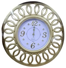 Ρολόι τοίχου Vintage - 868T - 008687 - Gold-008687_go