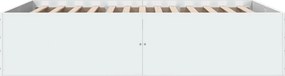 vidaXL Πλαίσιο Κρεβατιού Λευκό 140 x 200 εκ. Επεξεργ. Ξύλο