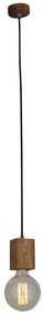 Φωτιστικό Οροφής Κρεμαστό HL-025R-1P 77-2721 Melody Aged Wood  Homelighting Wood