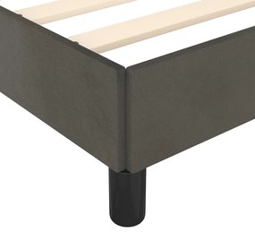 vidaXL Σκελετός Κρεβατιού Χωρίς Στρώμα Γκρι 140x200 εκ. Βελούδινο