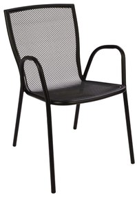 Πολυθρόνα Κήπου ArteLibre ANUKE Μαύρο Μέταλλο 54x62x89cm-14840090