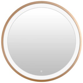 Intrahome Καθρέπτης Led Starli intrahome σε μπρονζέ απόχρωση Φ70x5.5εκ | SKU: INTRAPA-450111116