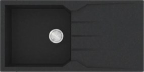 Sanitec Ultra Granite 811 (100x50) - Γρανιτένιος νεροχύτης - Graphite